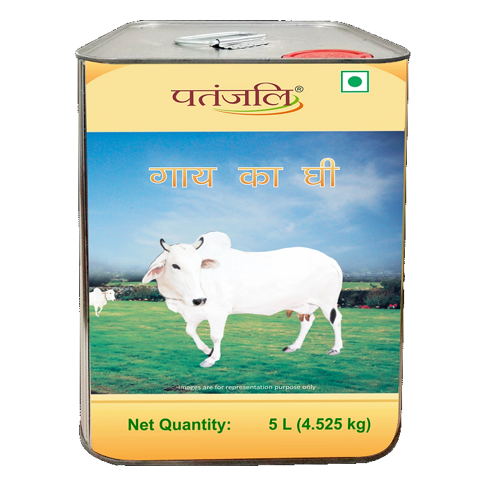 Patanjali Cow Ghee 5 Ltr 01 Patanjali Cow Ghee 5 Ltr