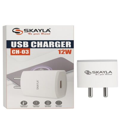 Skayla Ch 03 (Type-C) Usb Charger (12W Single Usb)