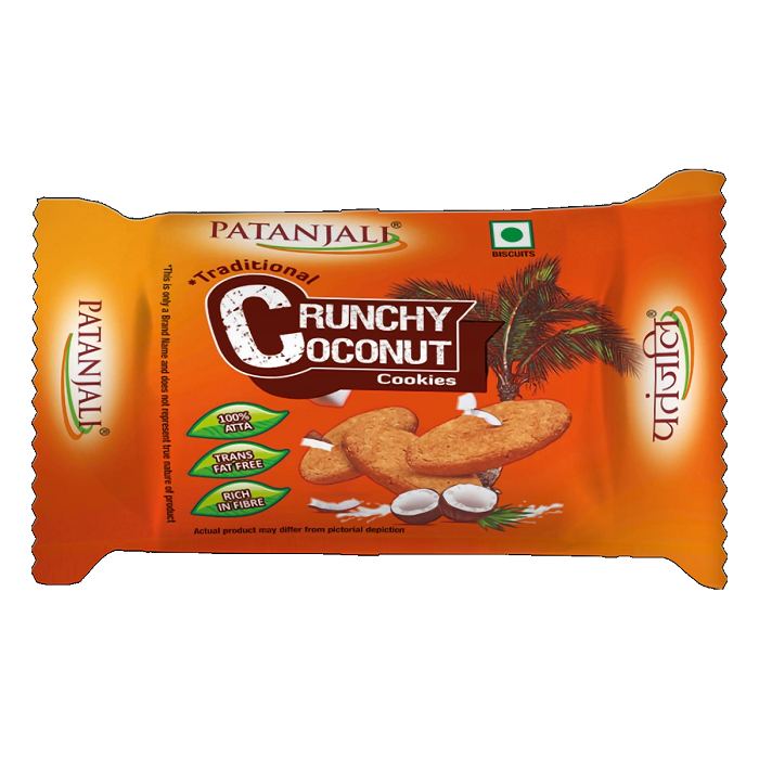 Patanjali Crunchy Coconut Biscuits – Rs 5