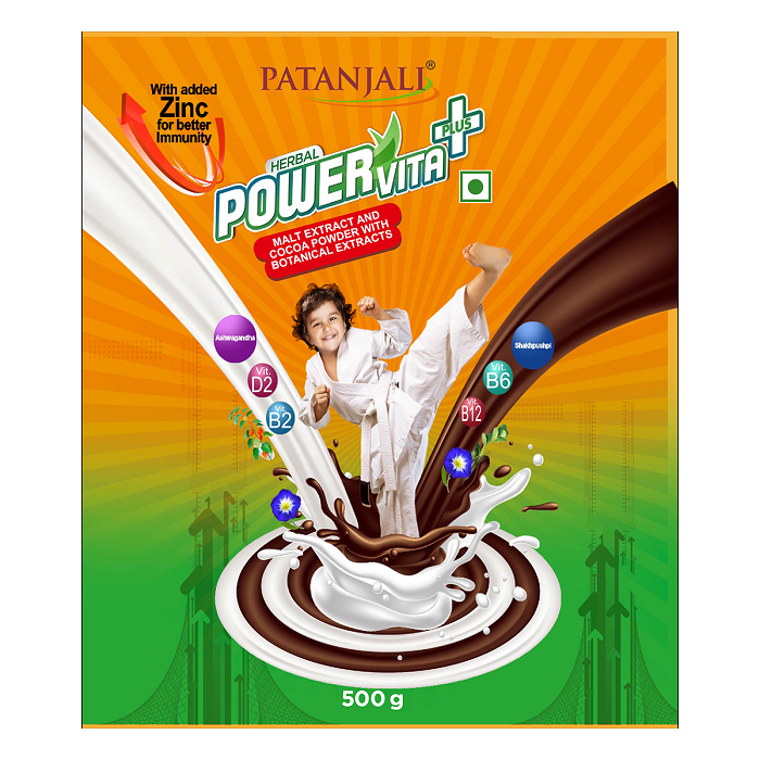 Patanjali Herbal Powervita - 500 Gm Refill Patanjali Herbal Powervita - 500 Gm Refill - Image 1