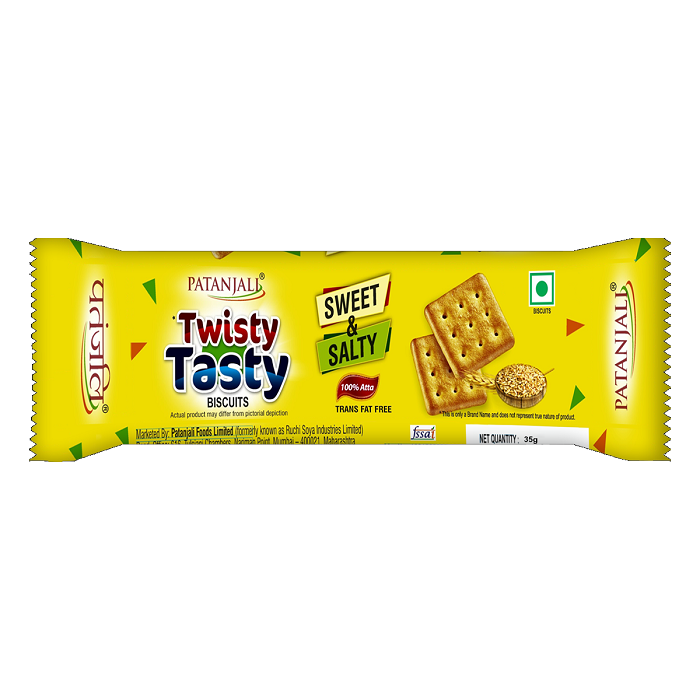 Patanjali Twisty Tasty Biscuit – 40 Gm
