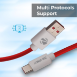 Zebronics Ut65 (Usb to Type C) Cable|Zebronics USB Cable| USB Type C Data Cable|Type C Fast Charging Cable|65 Watts|Rapid Charging|Charge & Sync|1 Meter| Samsung | Oneplus | Xiaomi | Realme | Oppo|universal - Image 2