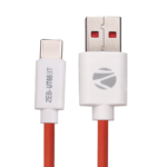 Zebronics Ut65 (Usb to Type C) Cable|Zebronics USB Cable| USB Type C Data Cable|Type C Fast Charging Cable|65 Watts|Rapid Charging|Charge & Sync|1 Meter| Samsung | Oneplus | Xiaomi | Realme | Oppo|universal