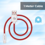 Zebronics Ut65 (Usb to Type C) Cable|Zebronics USB Cable| USB Type C Data Cable|Type C Fast Charging Cable|65 Watts|Rapid Charging|Charge & Sync|1 Meter| Samsung | Oneplus | Xiaomi | Realme | Oppo|universal - Image 3