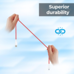 Zebronics Ut65 (Usb to Type C) Cable|Zebronics USB Cable| USB Type C Data Cable|Type C Fast Charging Cable|65 Watts|Rapid Charging|Charge & Sync|1 Meter| Samsung | Oneplus | Xiaomi | Realme | Oppo|universal - Image 6