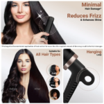 ZEBRONICS HS100 Hair Straightener | Swift-Heat Technology | 210°C | Wider Plates | LED Indicator19 - Image 8