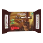 Patanjali Creamfeast Biscuits 32.5g / 65g | Chocolate, Elaichi & Orange Cream Sandwich Biscuits | Atta Biscuits Trans Fat Free - Image 10