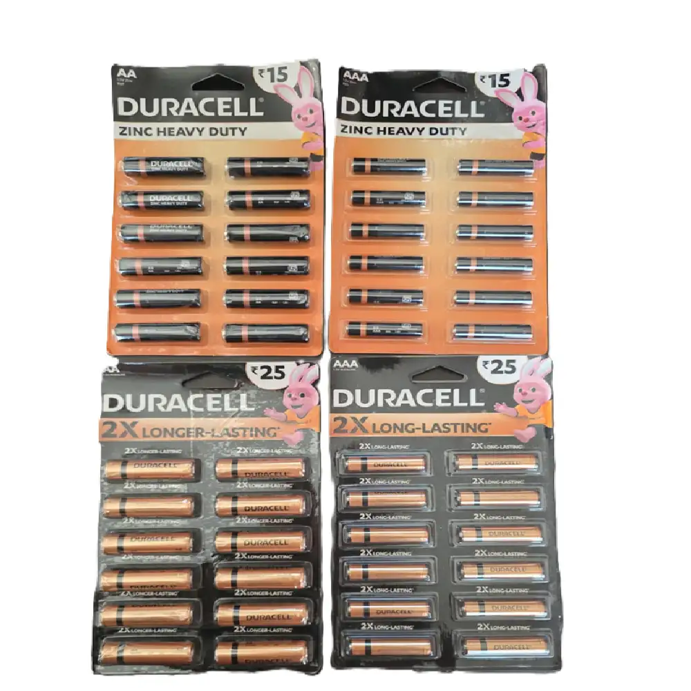 DURACELL BATTERIES Duracell Alkaline Batteries RS 15 & RS 25 AA,AAA Long Lasting Power Cells| 1.5V | for Remote, Toys & Electronics | Pack of 12 pcs calender - Image 1