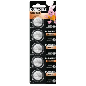 Duracell CR2032 3V Lithium Coin Battery Pack of 5 Long Lasting Button Cell