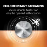 Duracell CR2032 3V Lithium Coin Battery Pack of 5 | Long Lasting Button Cell for Car Key Remote, Weighing Scale, Medical Devices & Wearables - Image 2