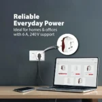 Havells Multi Plug Universal Socket with LED Indicator