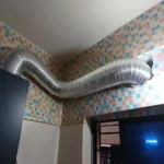 Hindware Kitchen Chimney Installation Kit 6 Inch 9 Feet Aluminium Flexible Duct Pipe with Air Cap, Cowl, Wall Clamps & Screw Fittings - Image 7